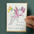 Axolotl Birthday Card