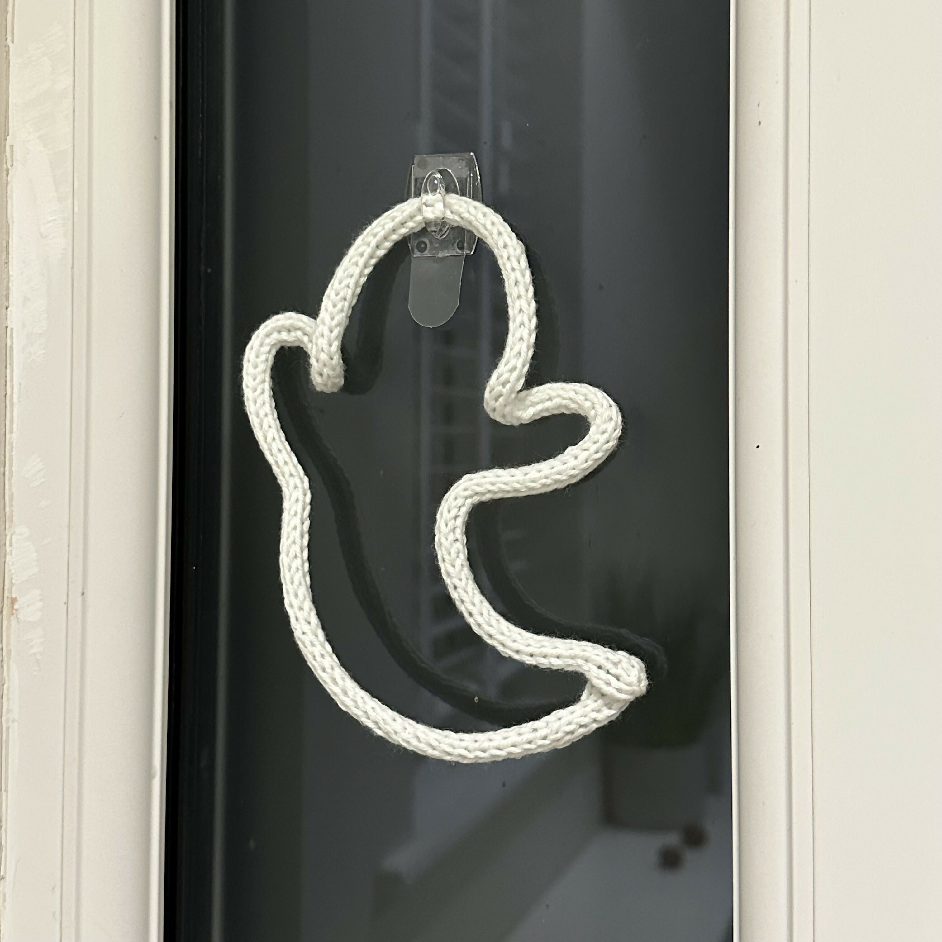 Glow  In The Dark Ghost Wire Decoration