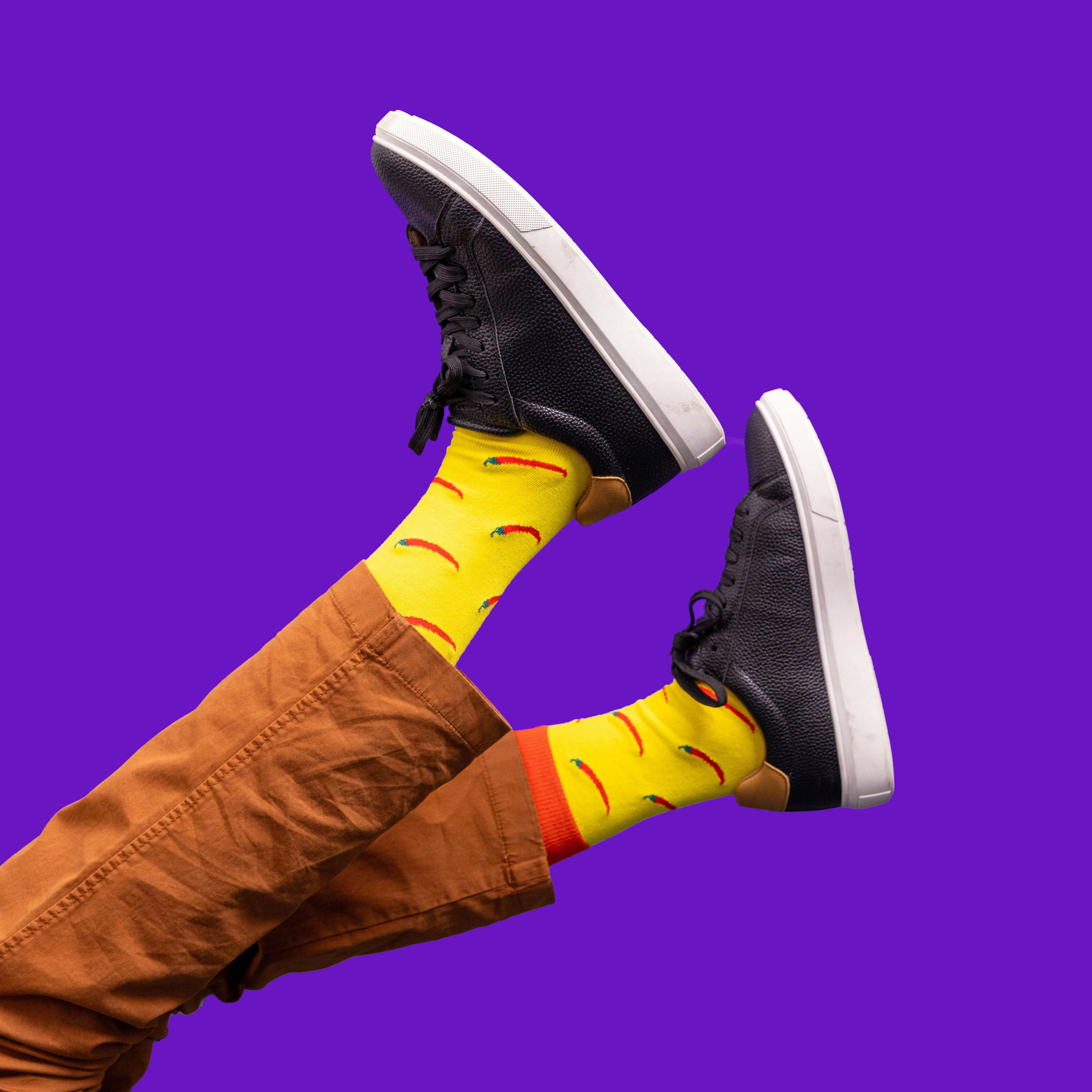 Persona Chilli Pattern Egyptian Cotton Men's Socks | UK 6.5 - 11