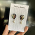 Crystal Embroidery Earrings with charm (Balloon)