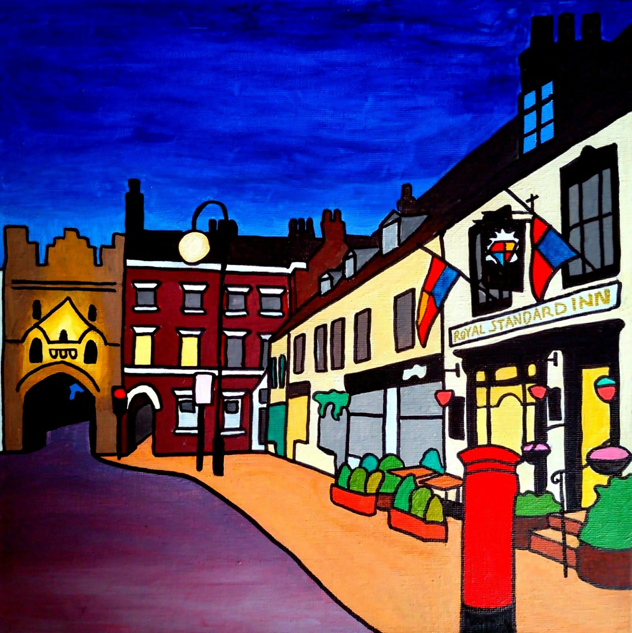 Mounted print "North Bar Within, Beverley"