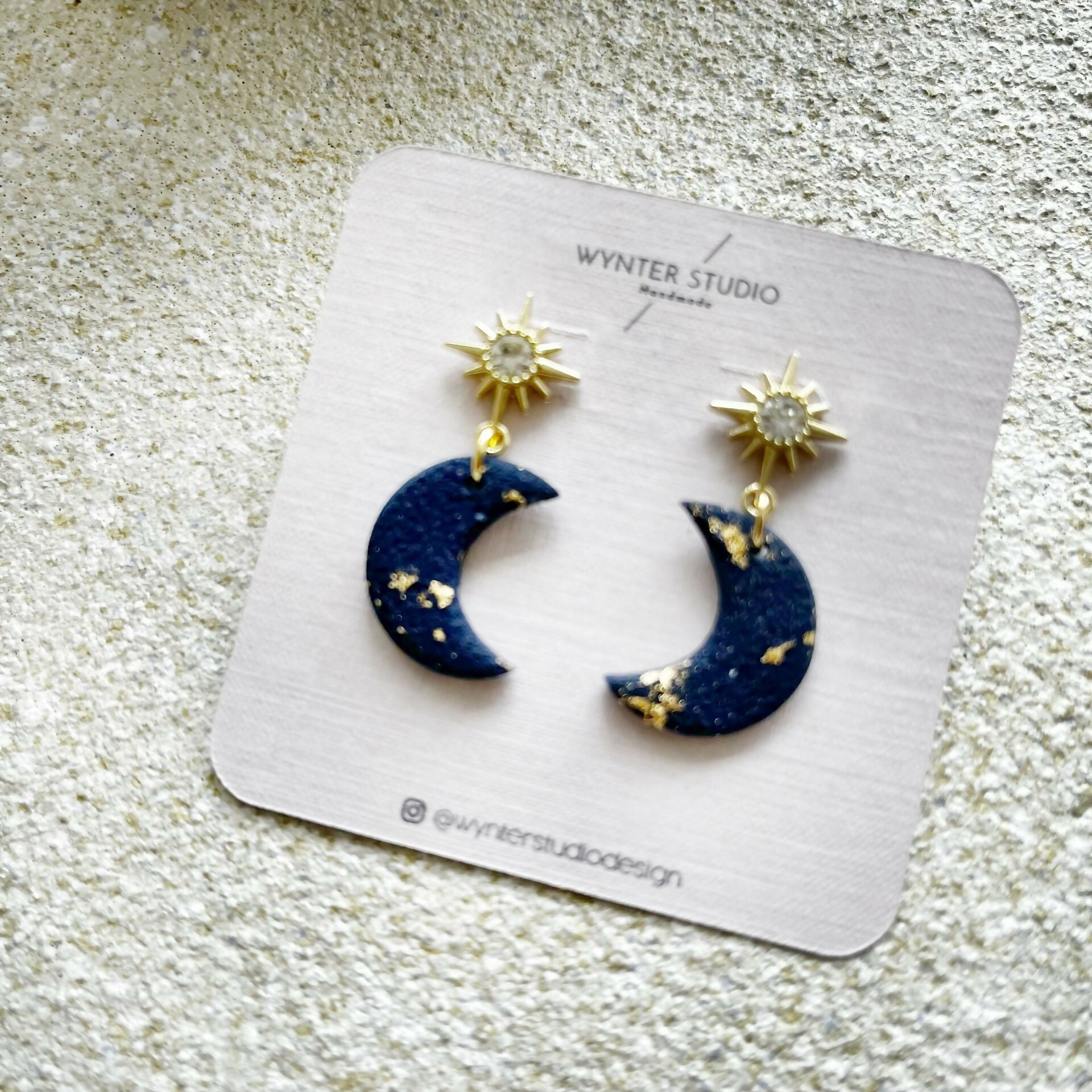 Luna Celestial Polymer Clay Earrings