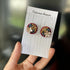 Crystal Embroidery Earrings (Round)