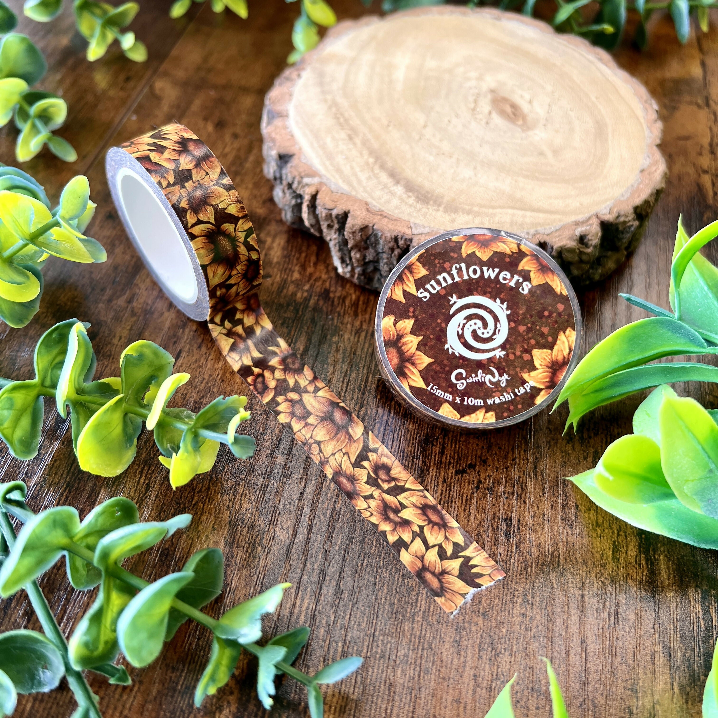 Sunflowers Washi Tape | Floral Crafting Delight | Art & Soul