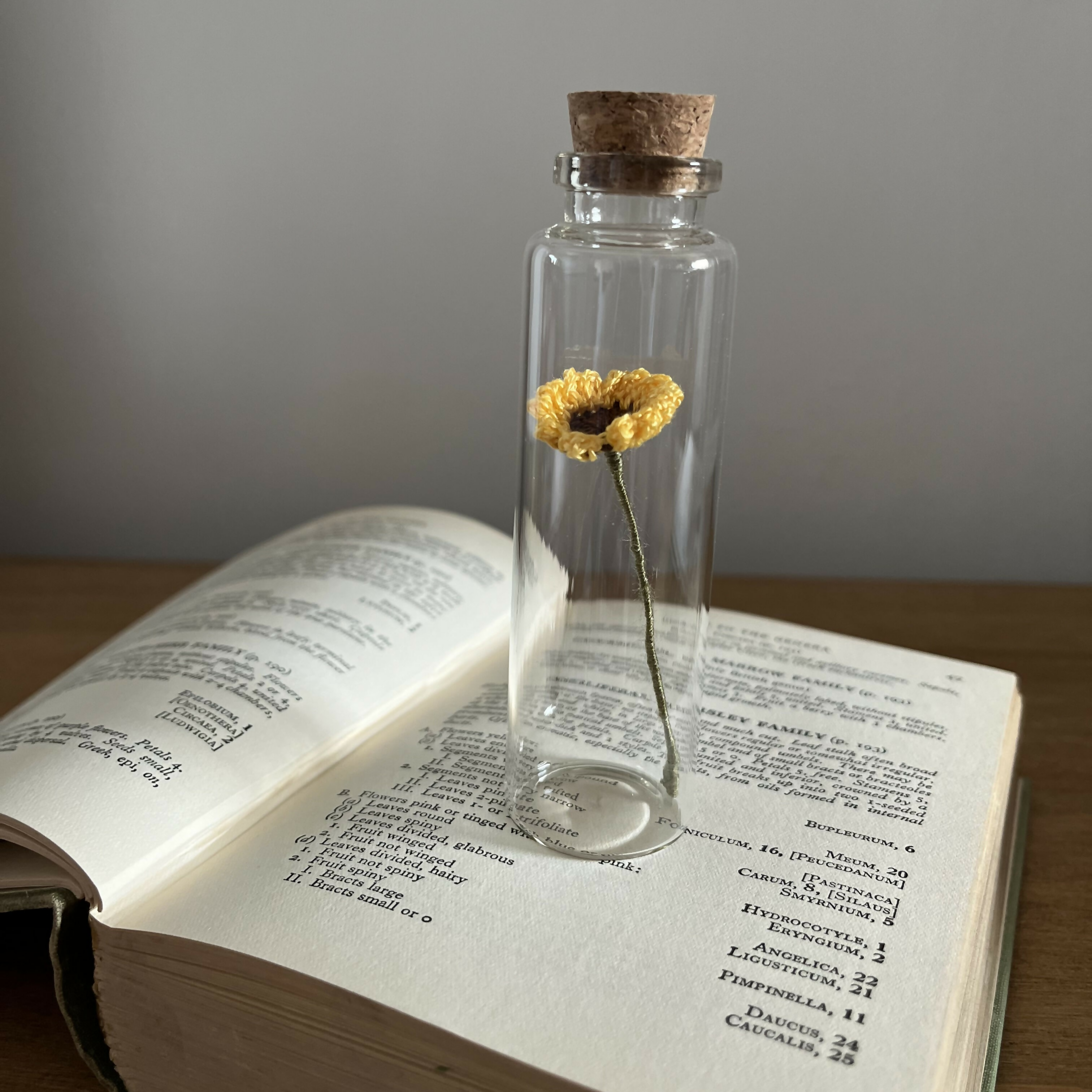 Crochet Sunflower In a Jar