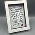 Original Poem - Multiple Options (A6 Box Frame)