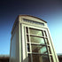 White phonebox square