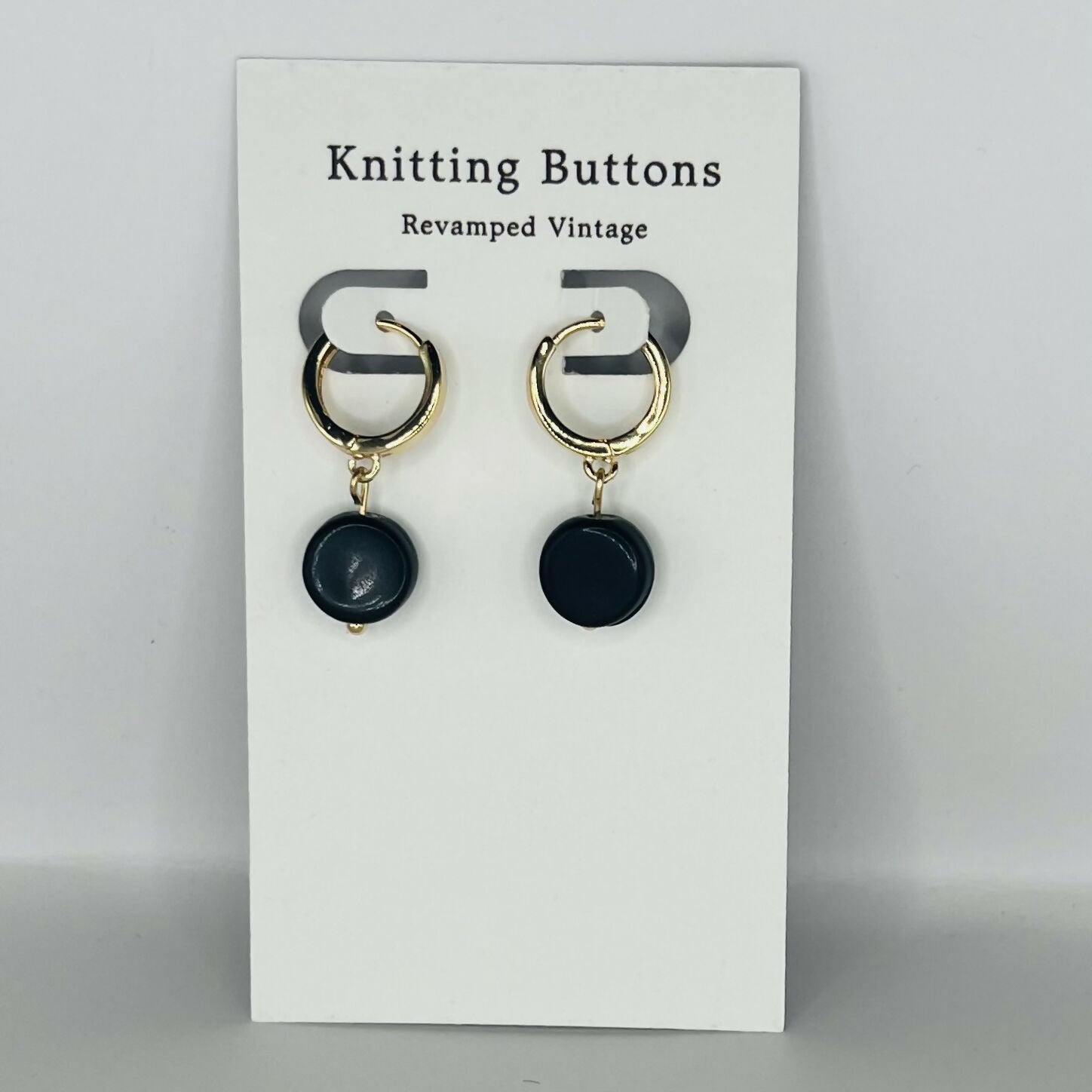 Revamped Vintage Earrings - Huggie Hoop