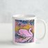 PINK SWAN DESIGNED MUG