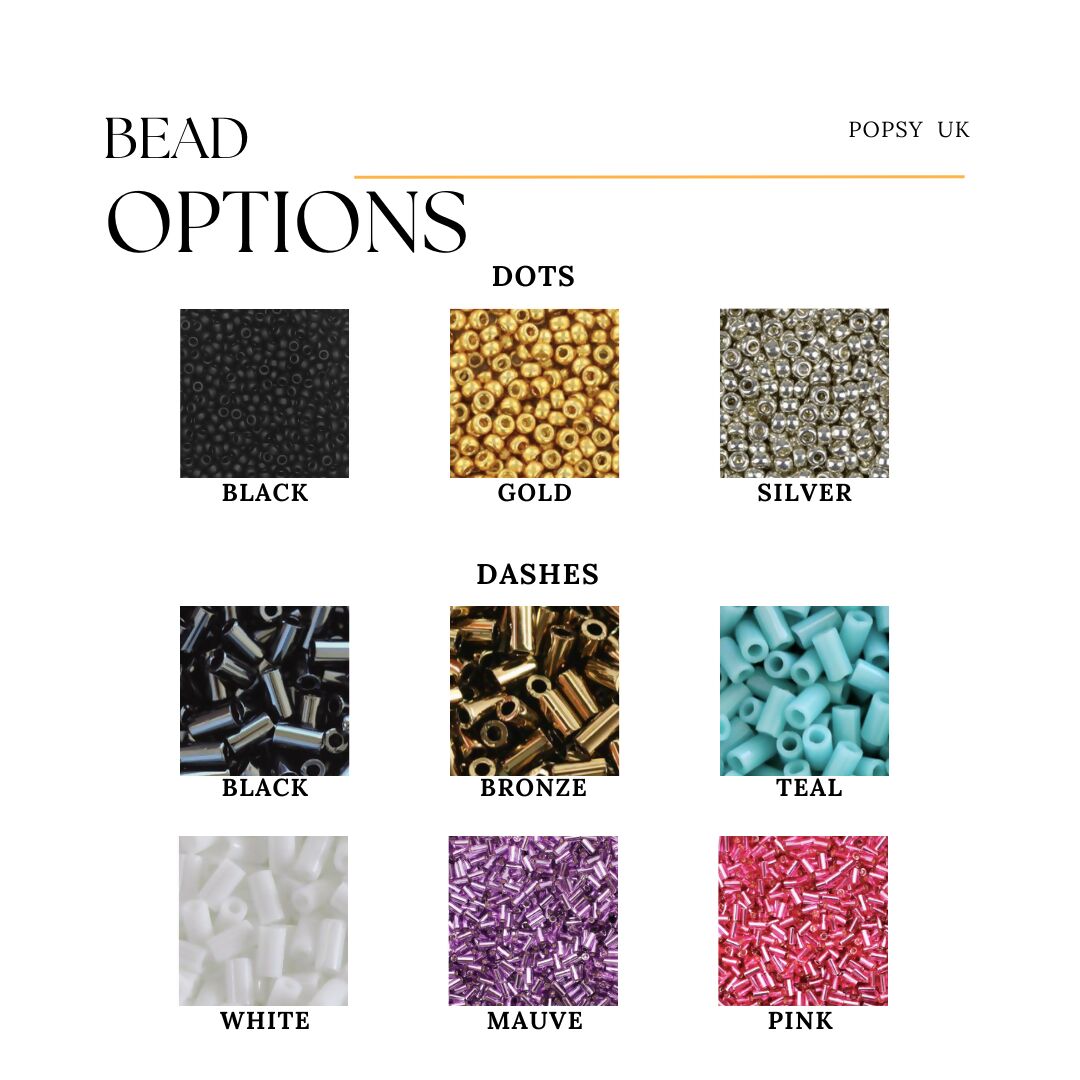 Morse Code Tiny Bead Bracelets - Various Designs