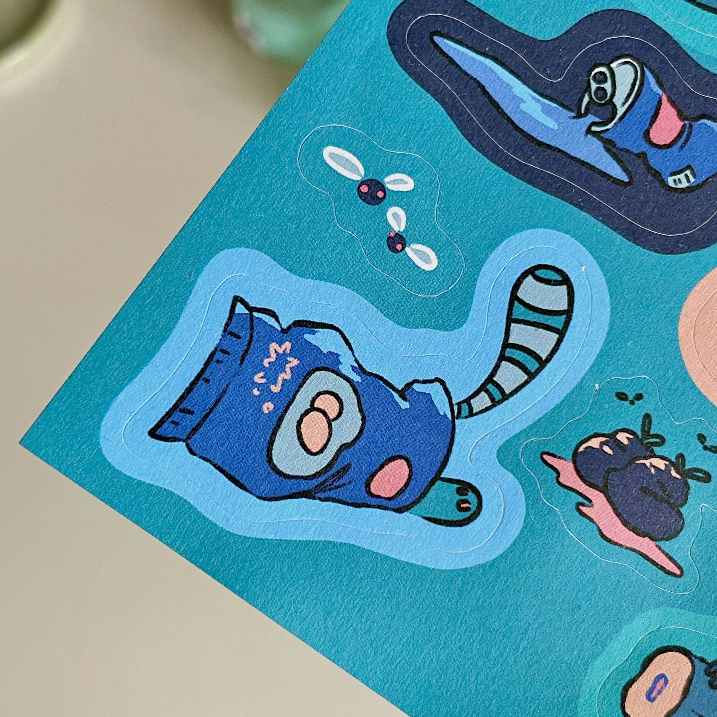 Trash Panda Sticker Sheet