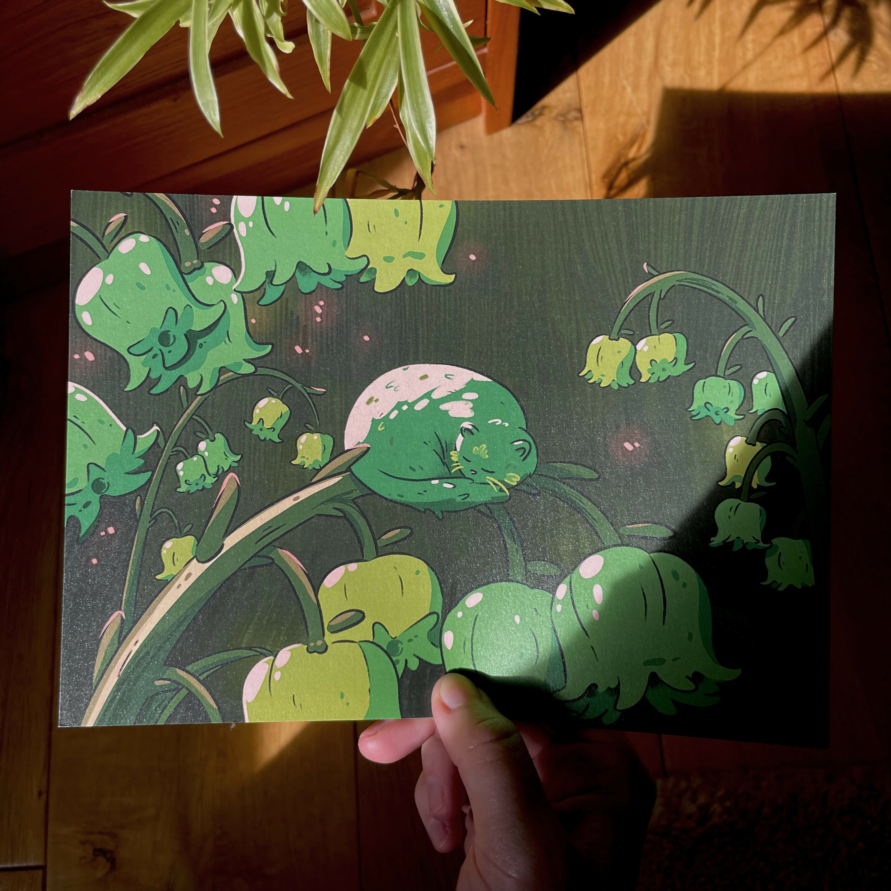 Sleep of the Lilies A5 Print