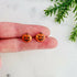 Jack O Lantern Halloween Stud Earrings