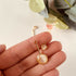 Double Circle 2 in 1 Drop Earrings