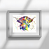 FINE ART PRINT OF HIGHLAND COW, PART OF THE 'ANIMAL ART COLLECTION'
