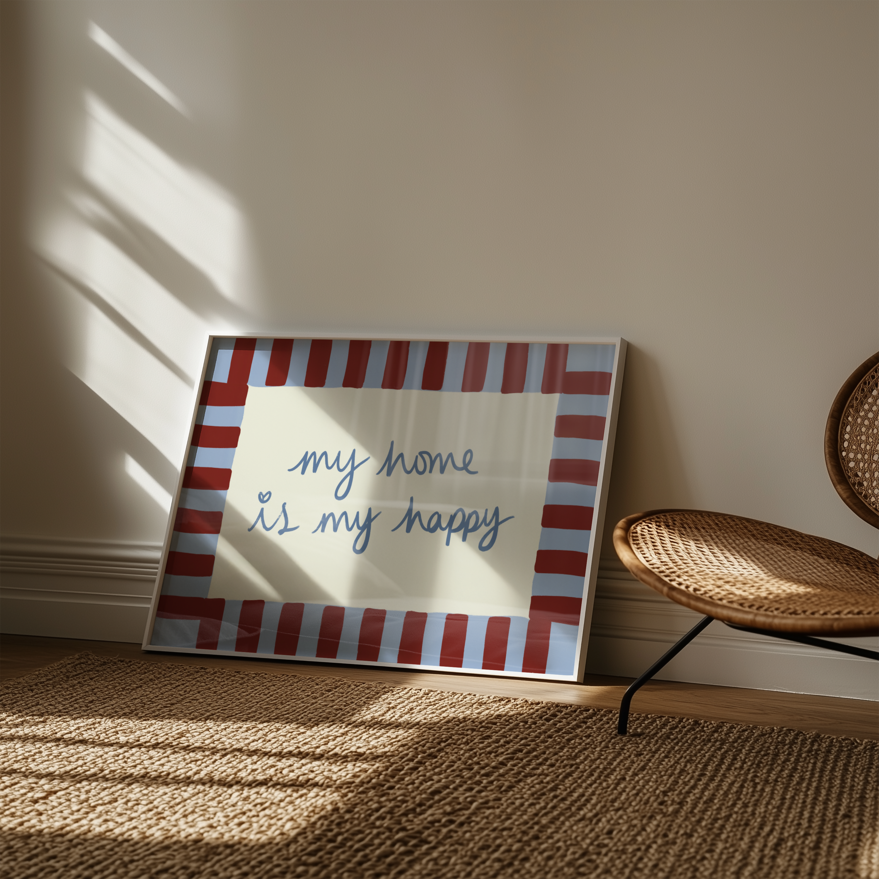 My Home is My Happy Print