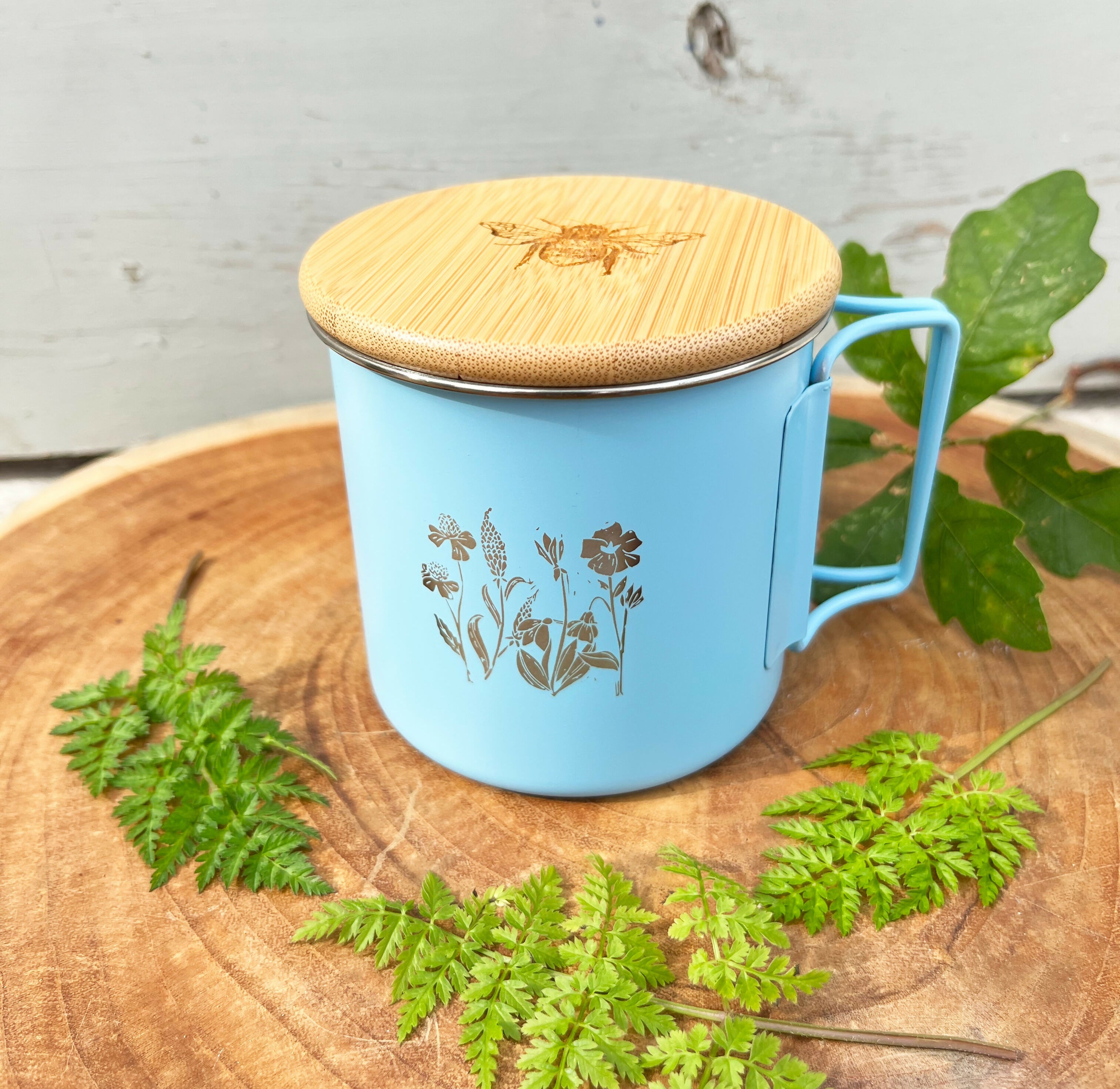 Wildflower Tin Mug