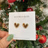 Tortoiseshell Effect Stud Earrings