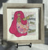 Mermaid Original Framed Textile Art