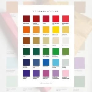 Colours of Leeds Print