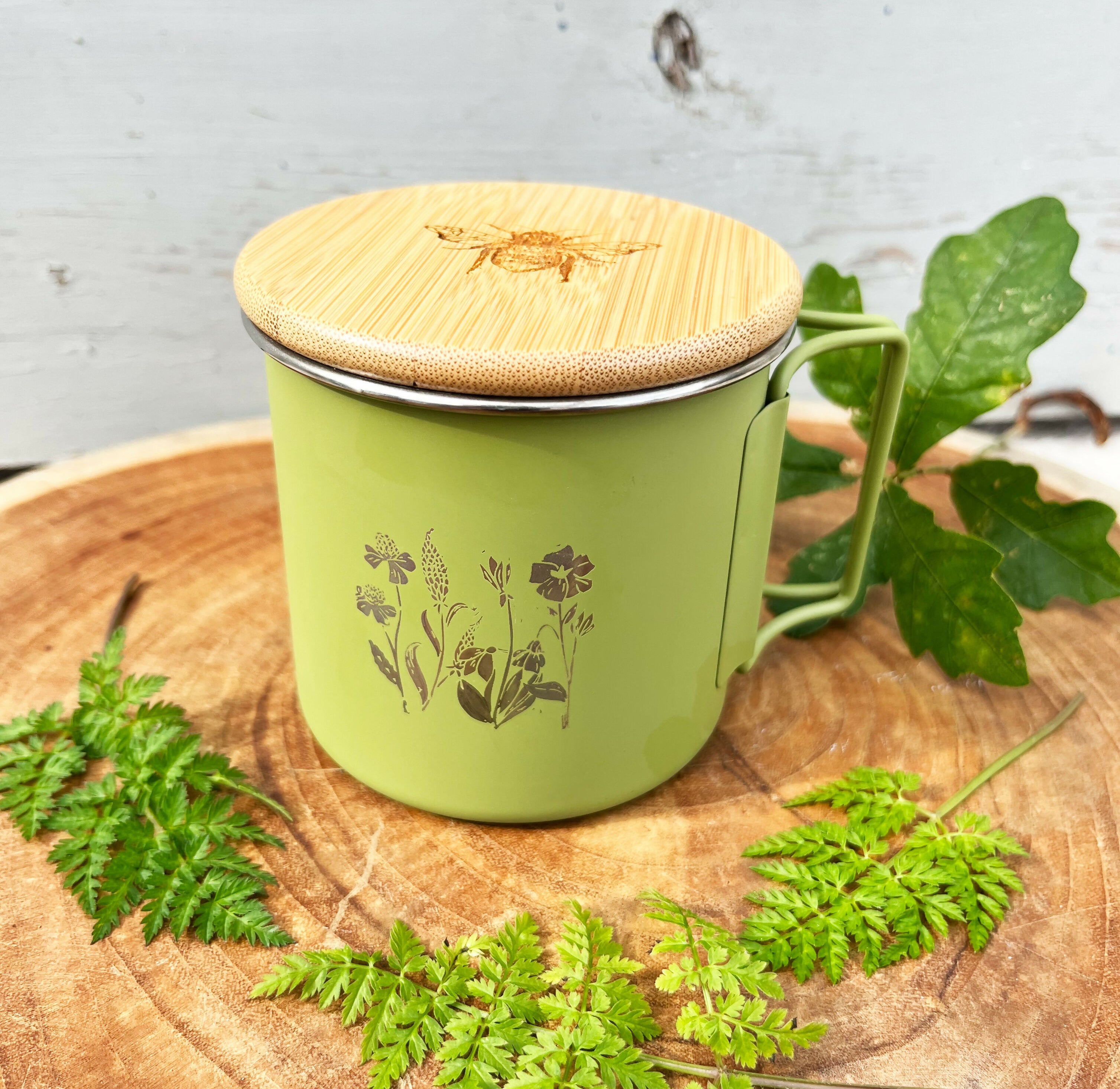 Wildflower Tin Mug