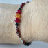HEALING CRYSTAL & STERLING SILVER ROOT CHAKRA BRACELET WITH AROMATHERAPY BEADS