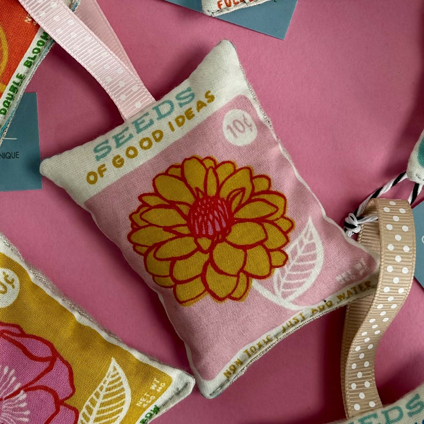 Small Hanging Lavender Floral Bags