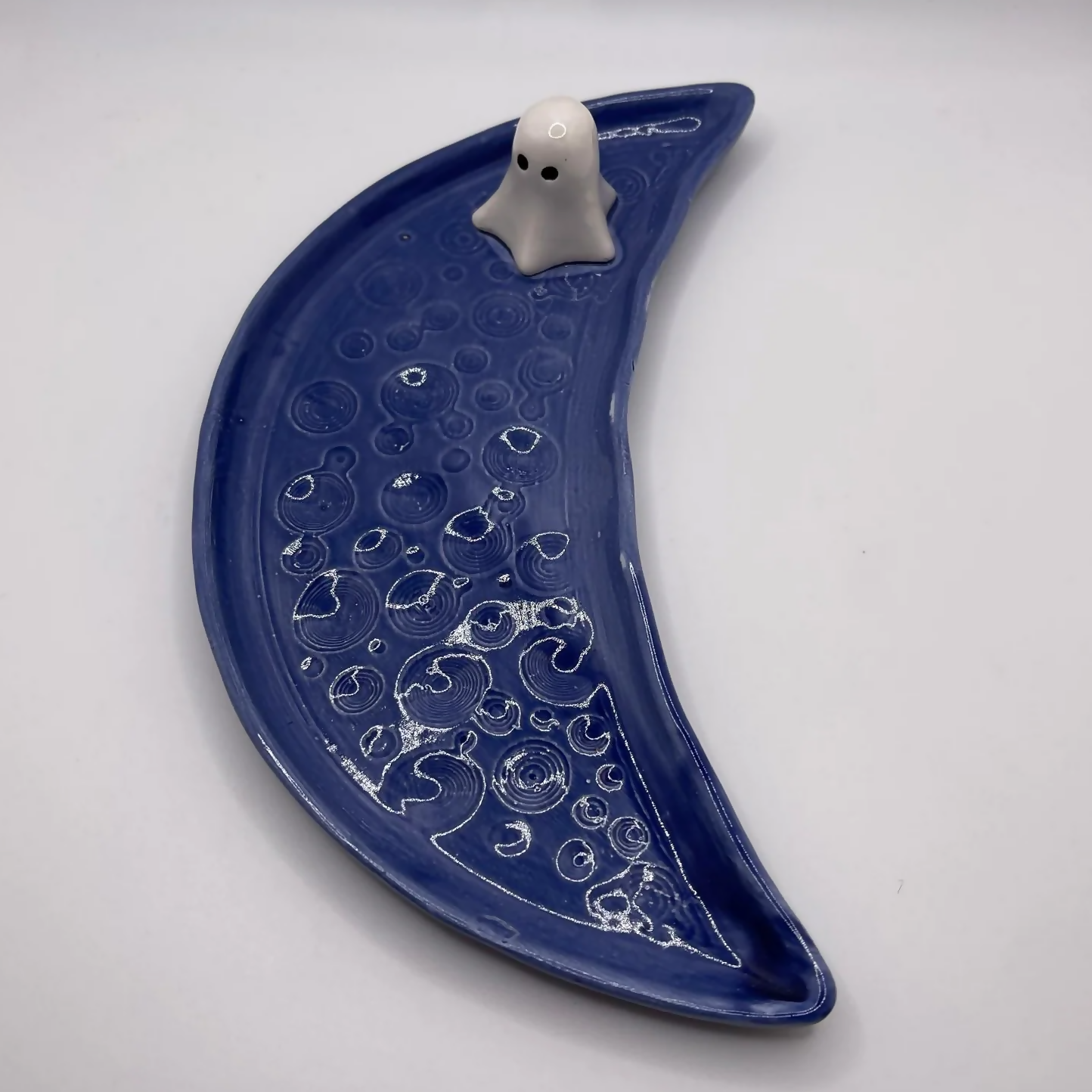 Blue Ghost & Moon Plate