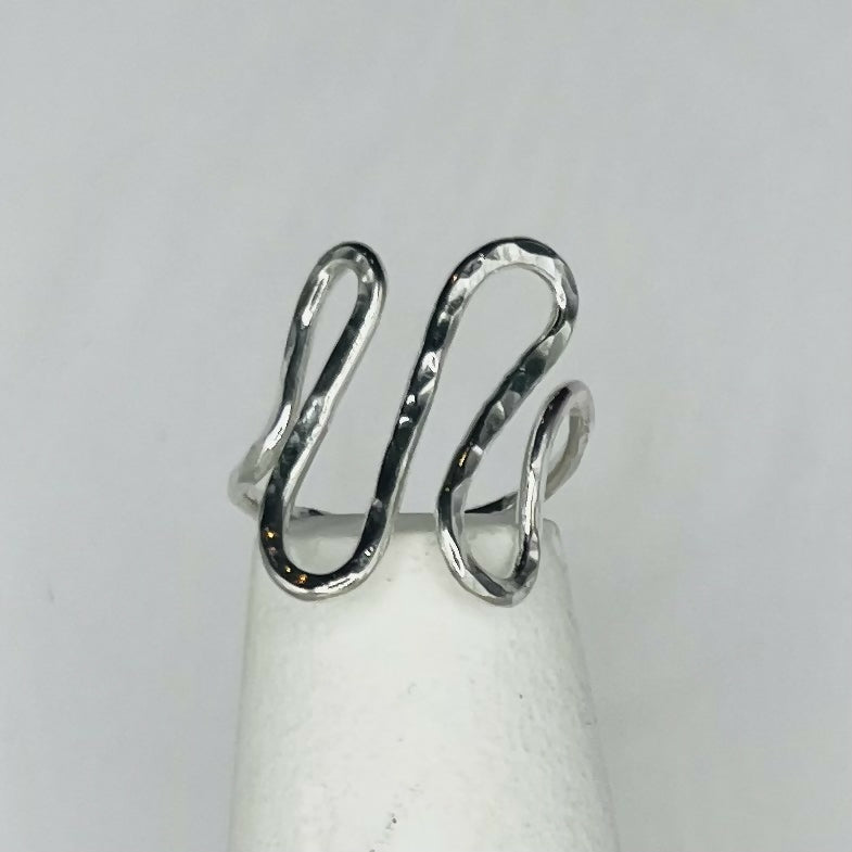 Silver Ring - Squiggle AE