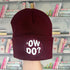 Ow Do Round Patch Beanie Hat