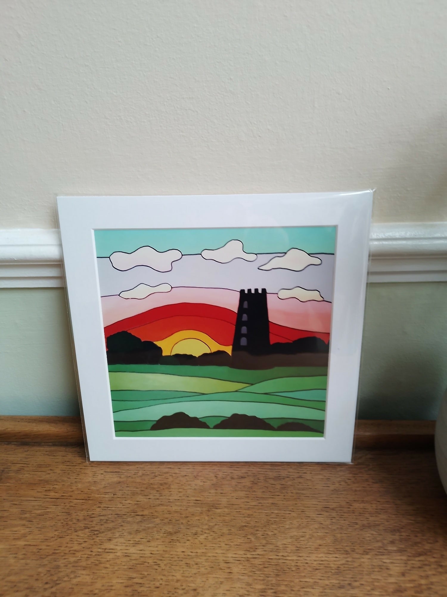 Mounted Print - "Sunset at Black Mill, Beverley"
