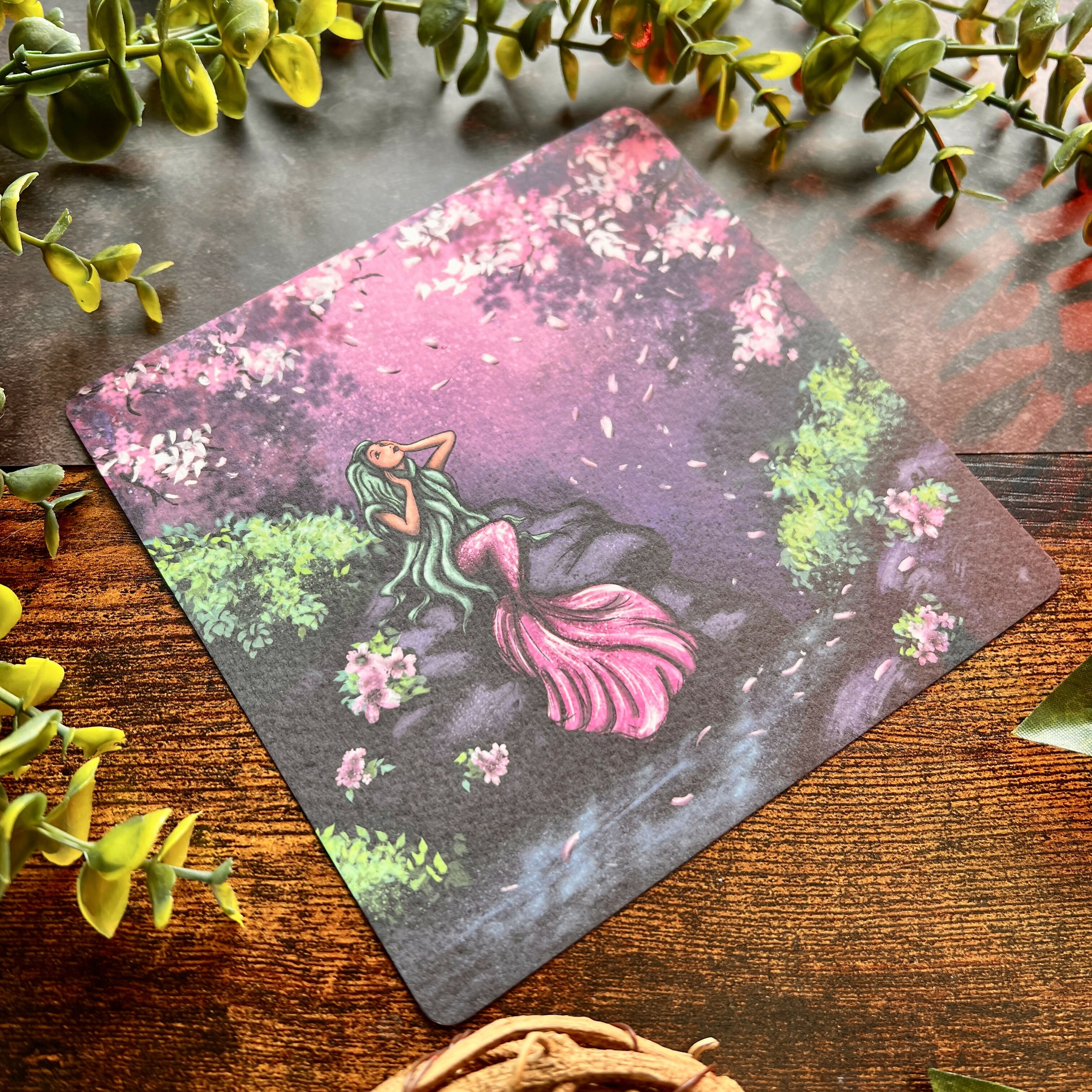 Blossom Mermaid | Green Hair Mermaid | Art & Soul