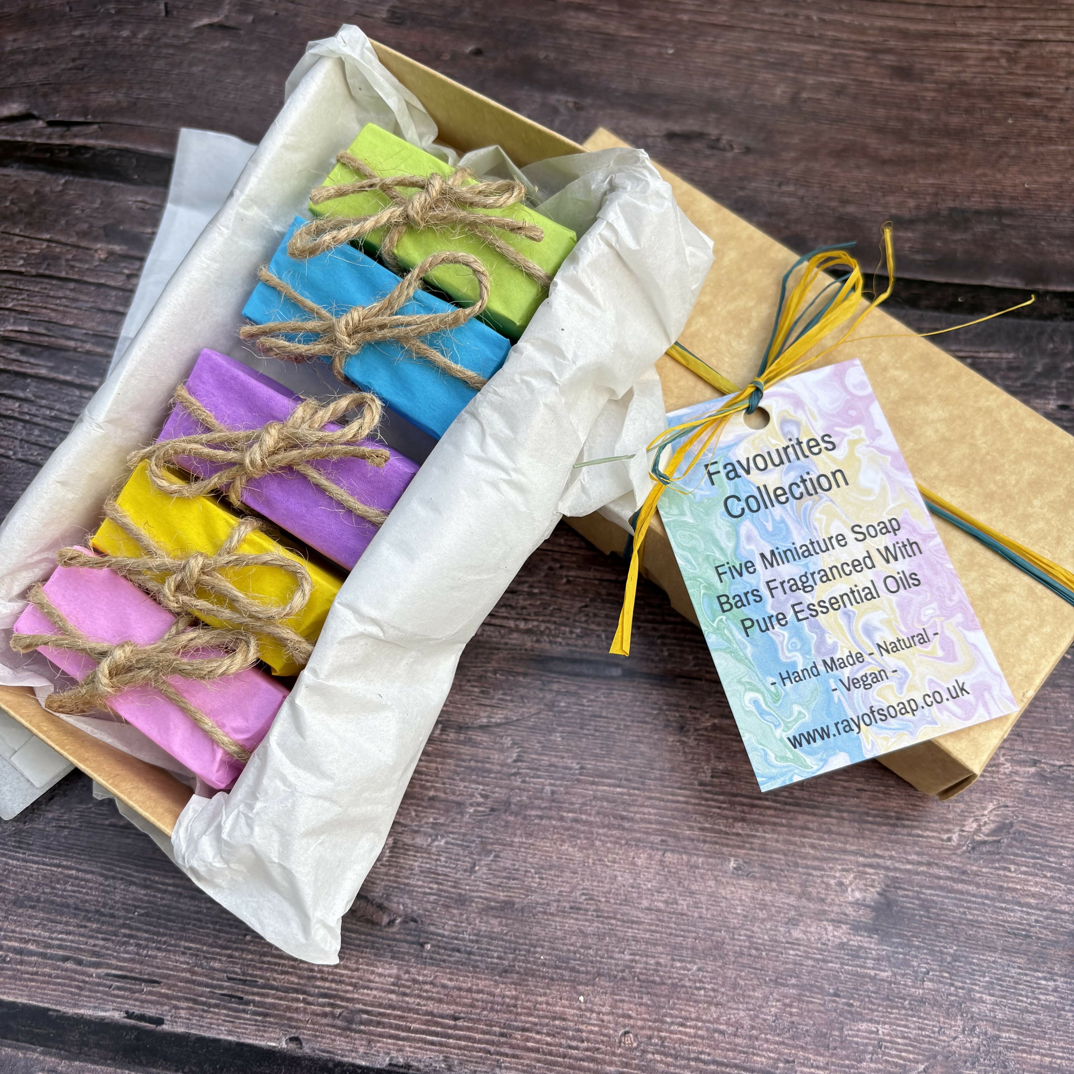 Favourites Collection - 5 Hand Made Mini Soaps