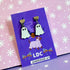 Ghost Drop Stud Earrings