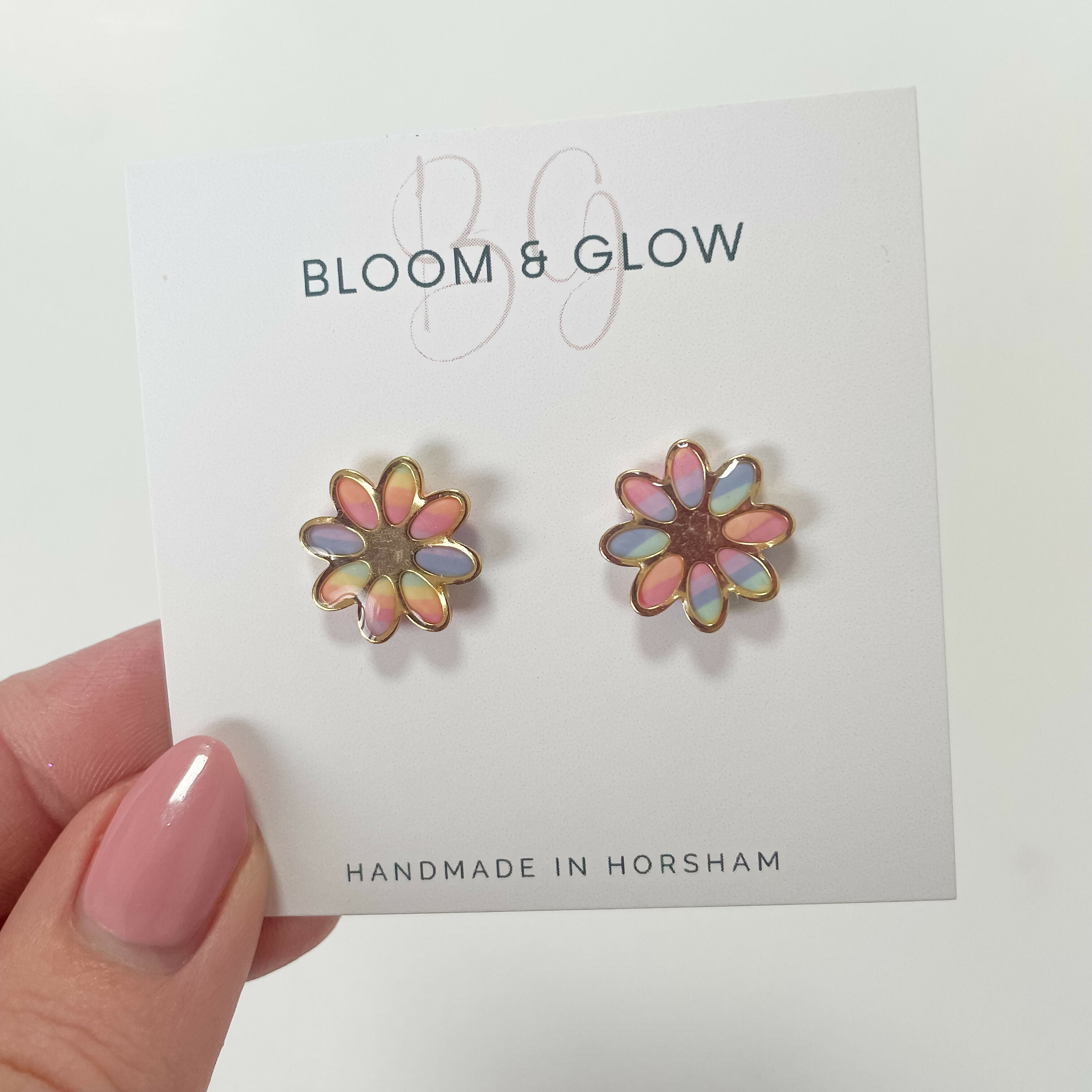 Handmade Flower Studs - Fun & Hypoallergenic Earrings | Art & Soul