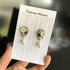 Crystal Embroidery Earrings with charm (Balloon)