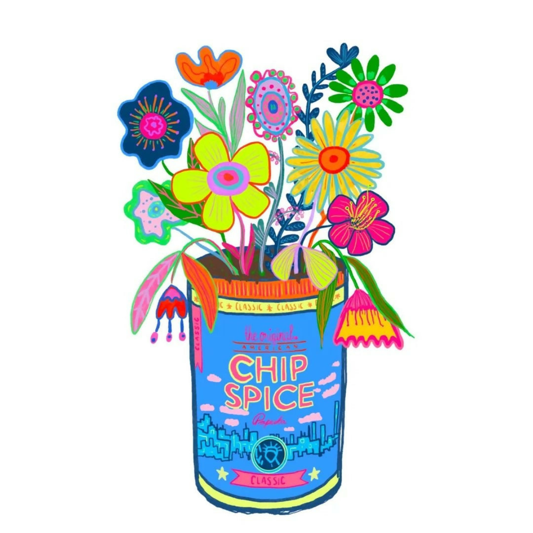 A5 Chipspice Bouquet Print
