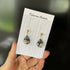 Pendant Crystal Embroidery Earrings (Waterdrop)
