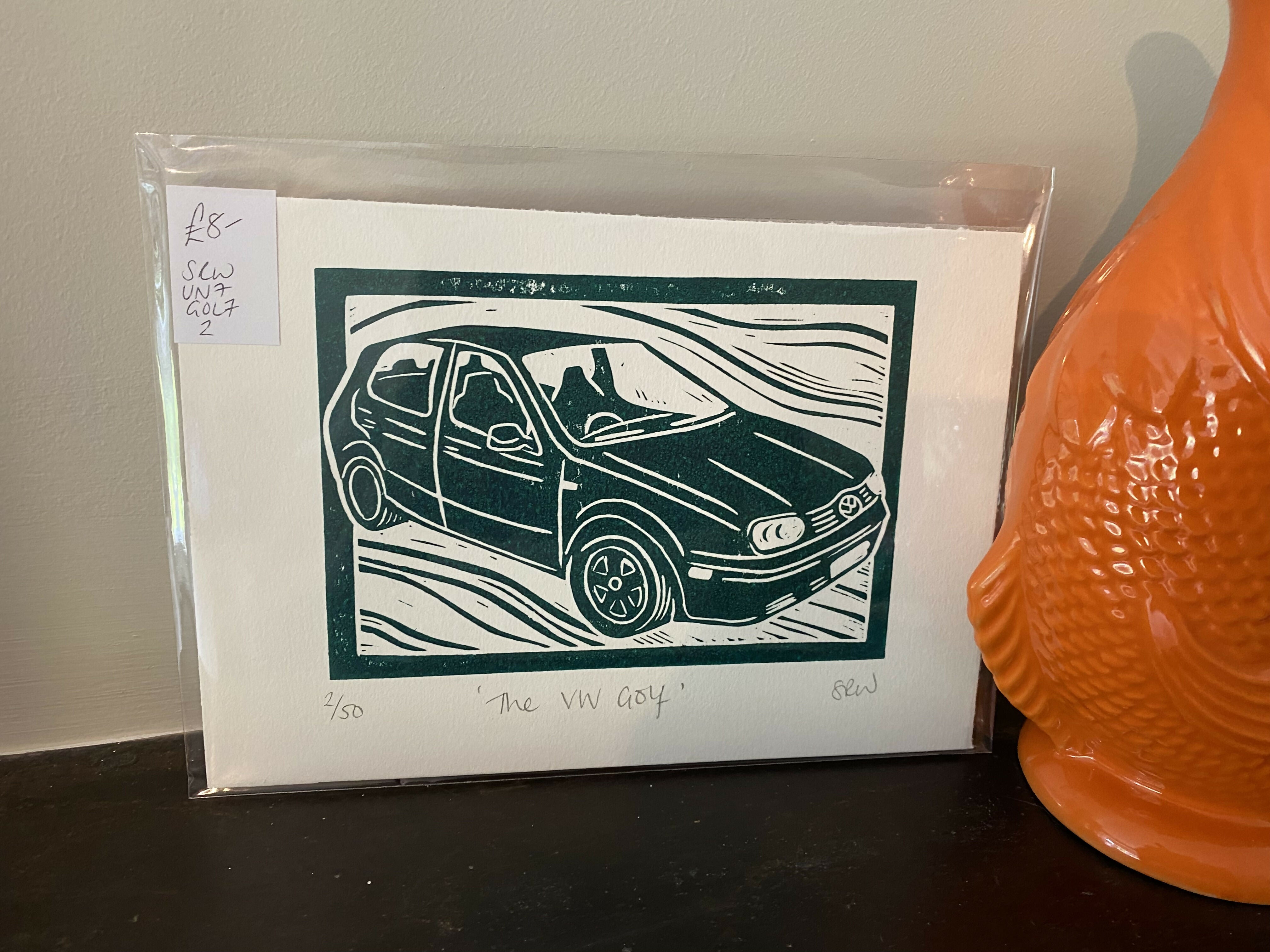 Unframed Limited Edition Lino Cut Prints - 2 - Assorted