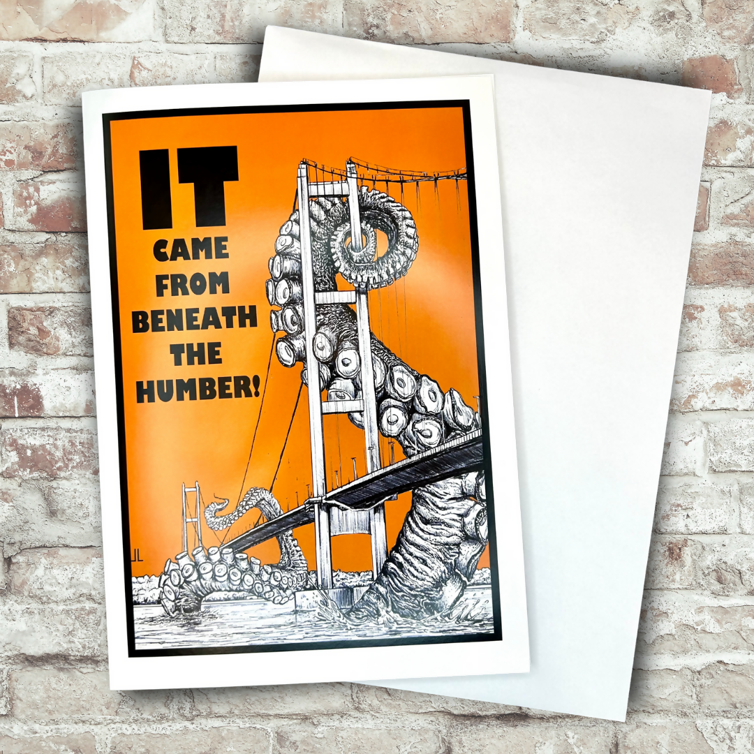 Lincoln Lightfoot Greetings Card | Unique Hand-Drawn Art | Art & Soul