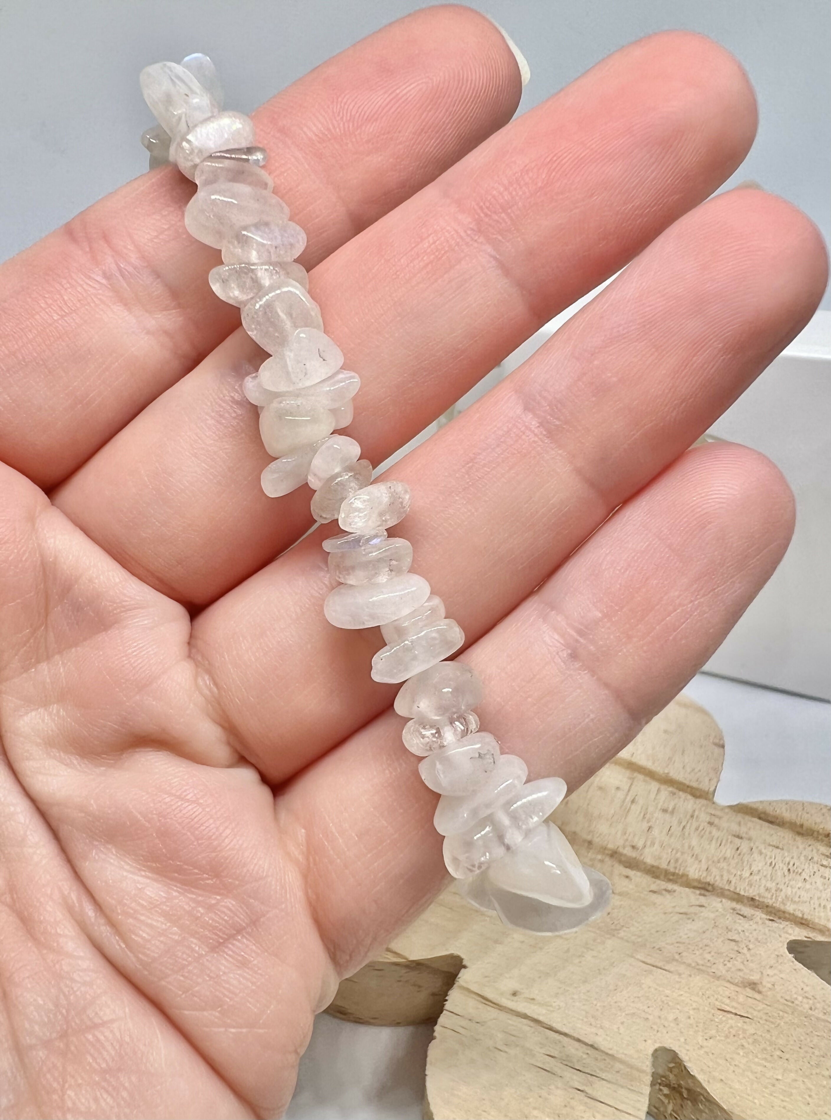 Moonstone Chip Bracelet