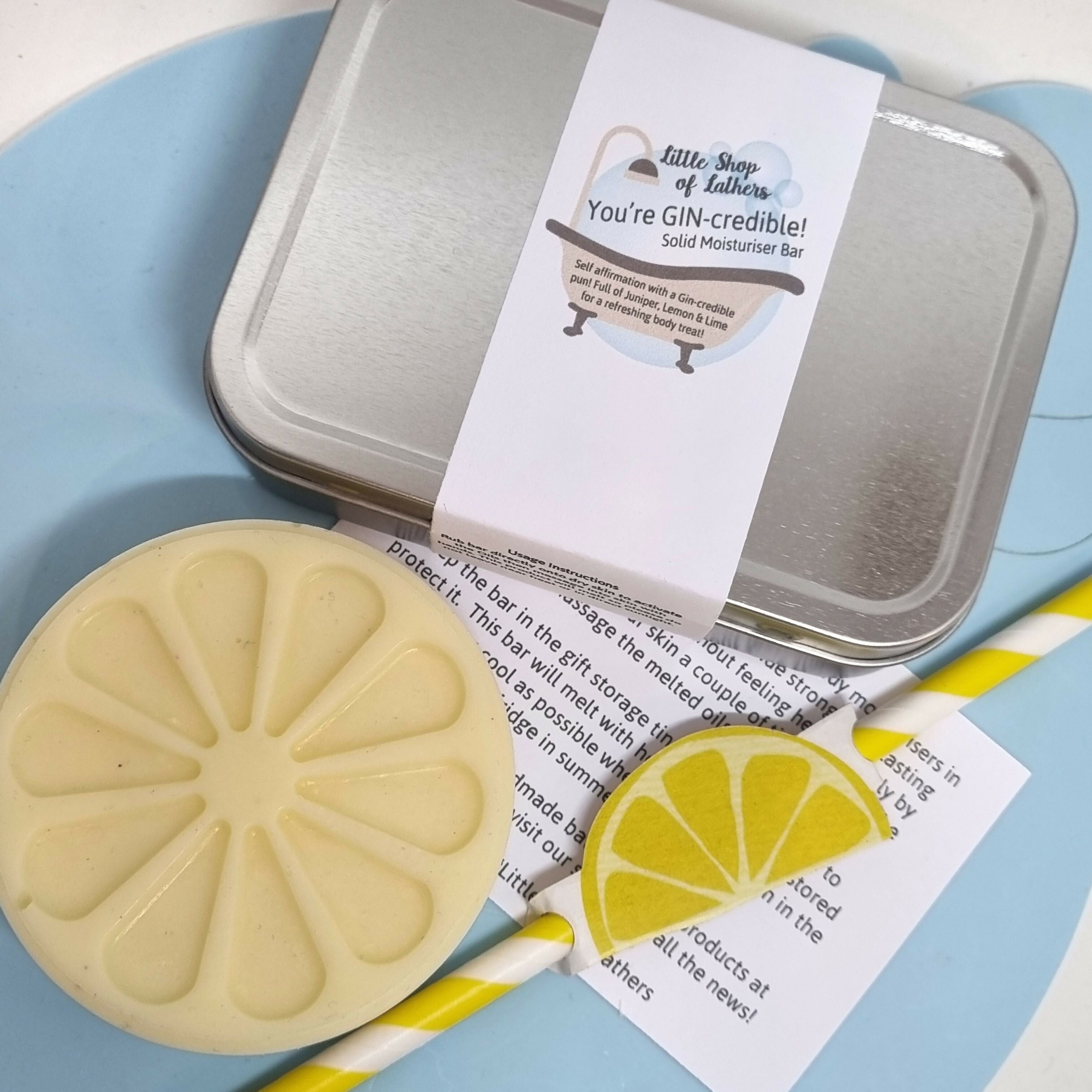 solid moisturiser - gincredible with tin main