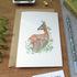 roe deer note card