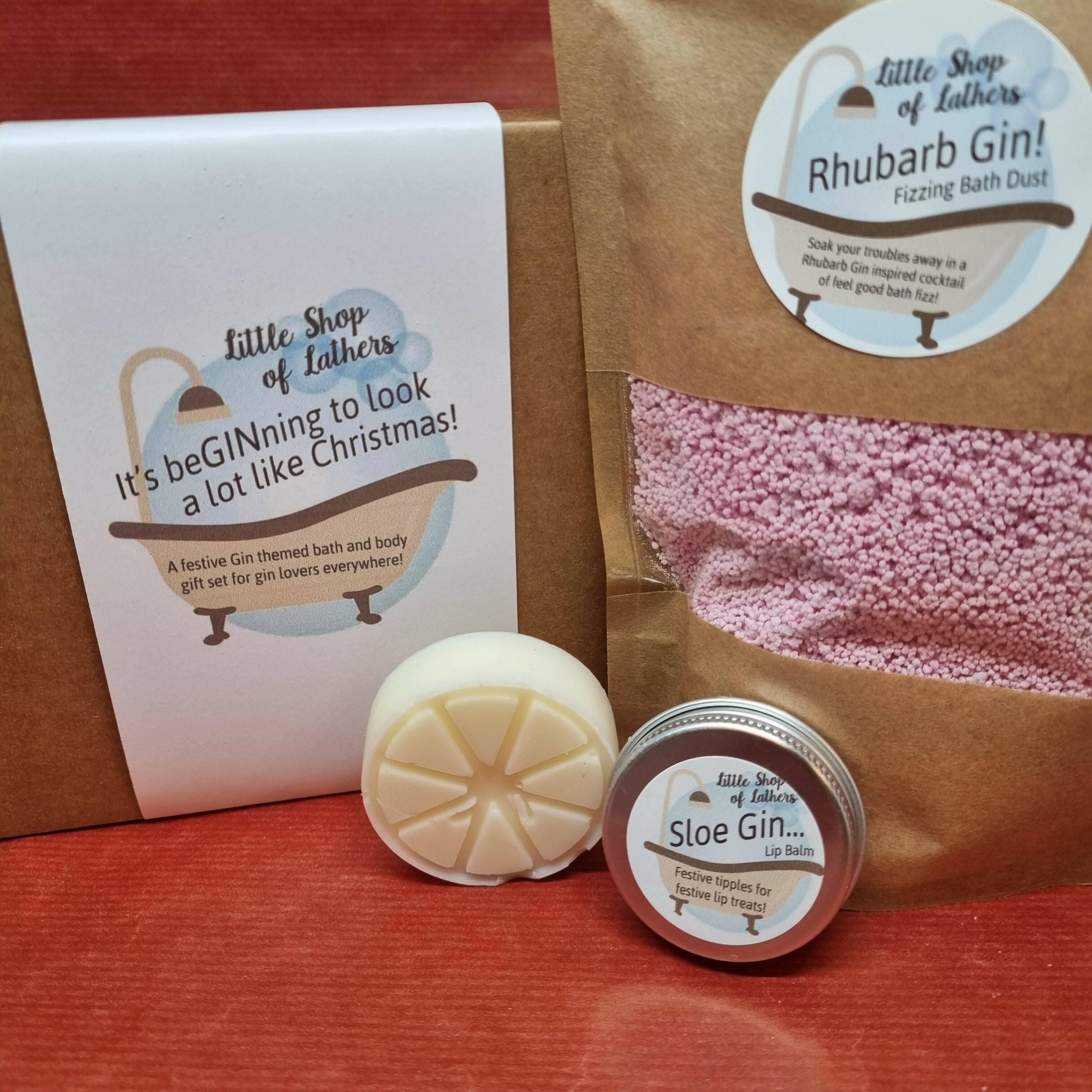 It's be-GIN-ning To Look Like Christmas Gift Set - Gin Themed Christmas Pampering!