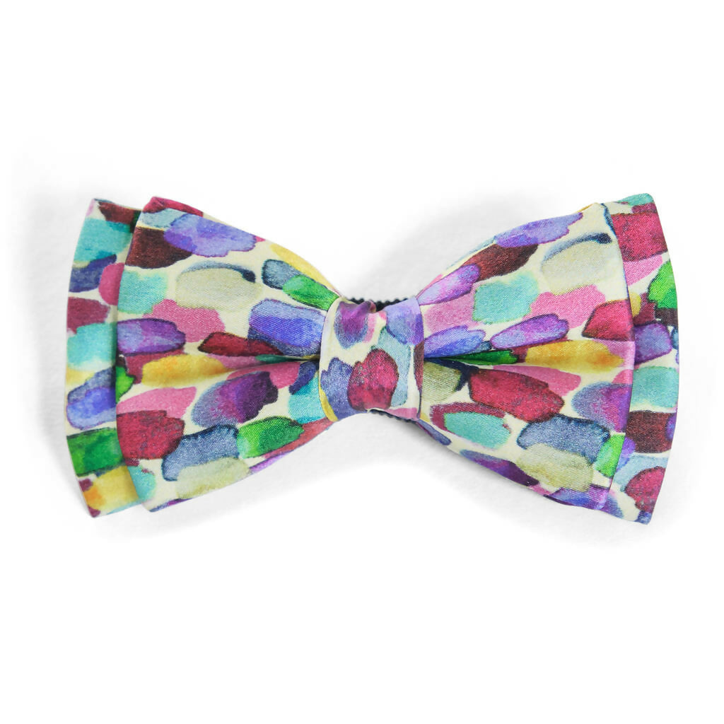 Silk Bowtie | Hand-Painted Elegance | Art & Soul