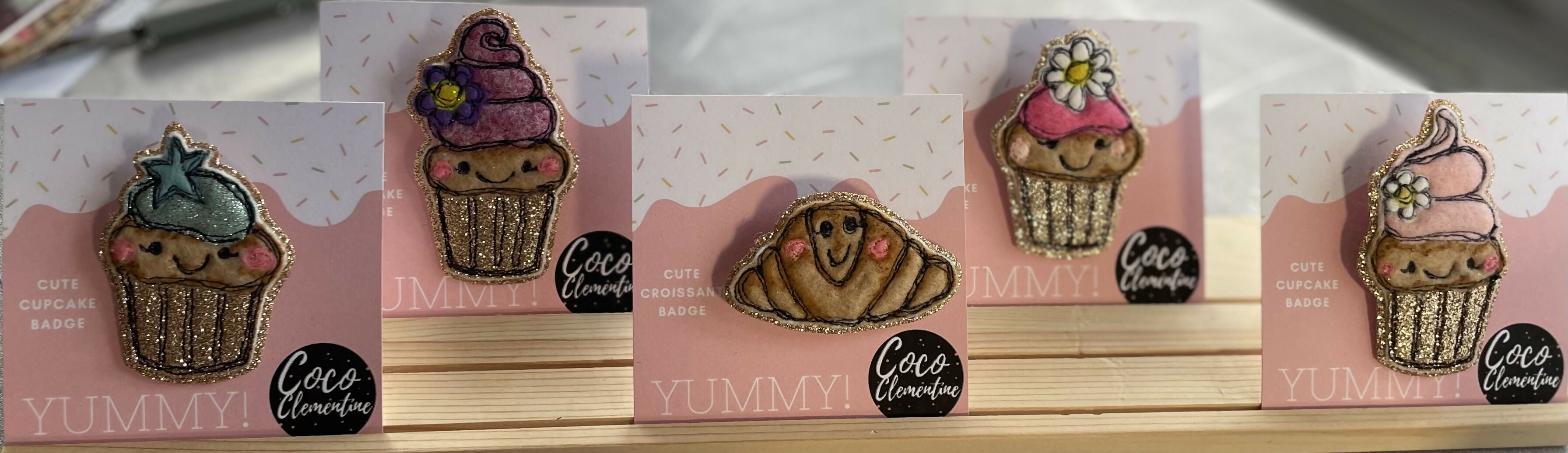 Yummy! Cute Croissant Badge