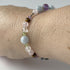 HEALING CRYSTAL & STERLING SILVER STRETCH BRACELET WITH AROMATHERAPY BEAD TO HELP WITH STRESS