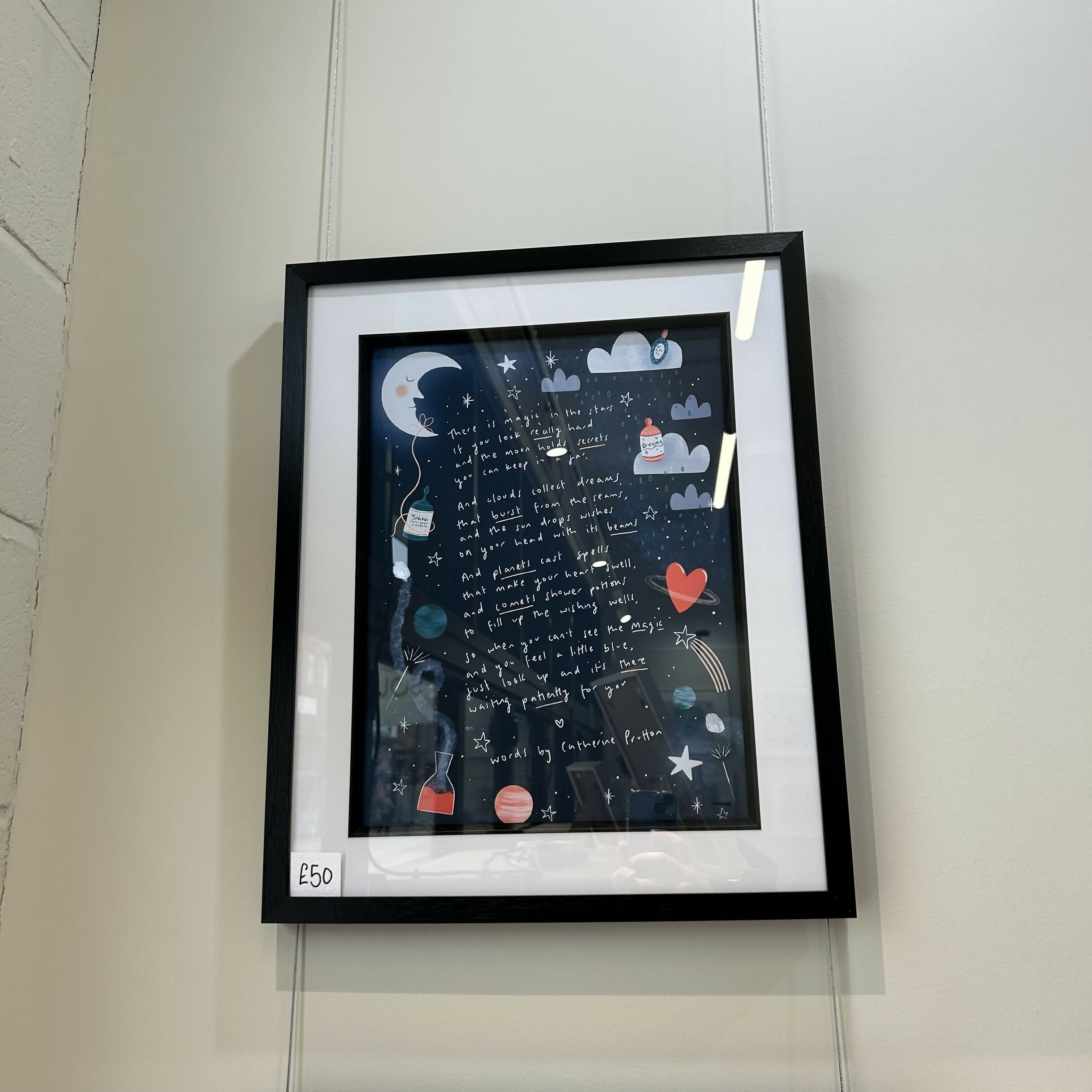 magic a3 framed