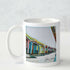 BEACH HUTS DESIGNED MUG