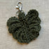 Crochet Leaf Key Chain